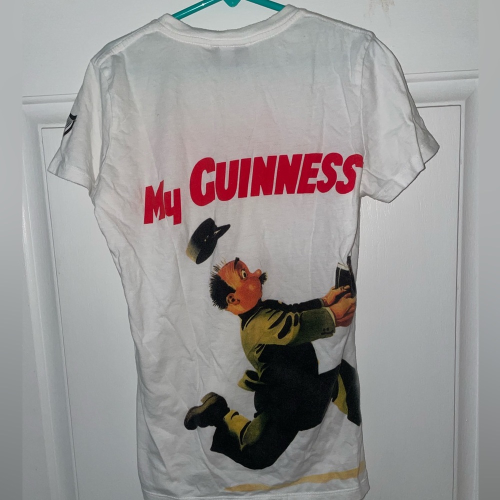 Official Guinness My Goodness My Guinness vintage tshirt white size small